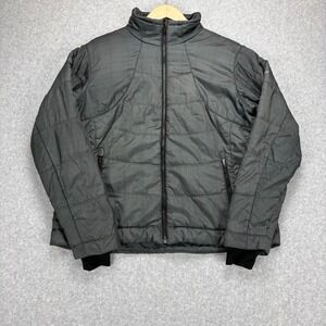 Columbia Puffer Jacket Womens 1X Grey Omni-Heat Thermal Insulated Gorpcore